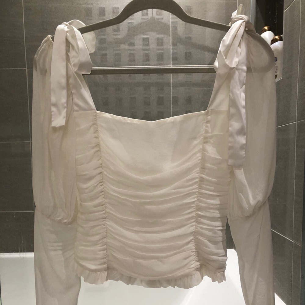 For Love And Lemons White Blouse